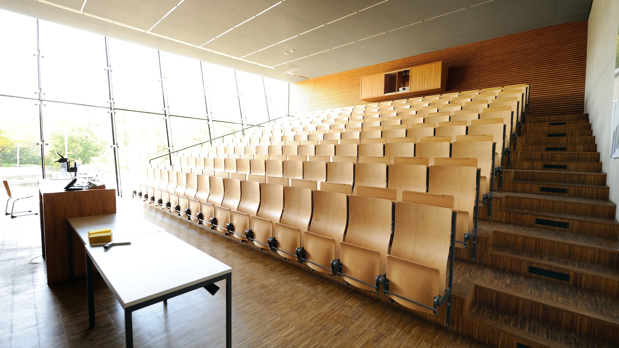 Blick in einen Hörsaal.