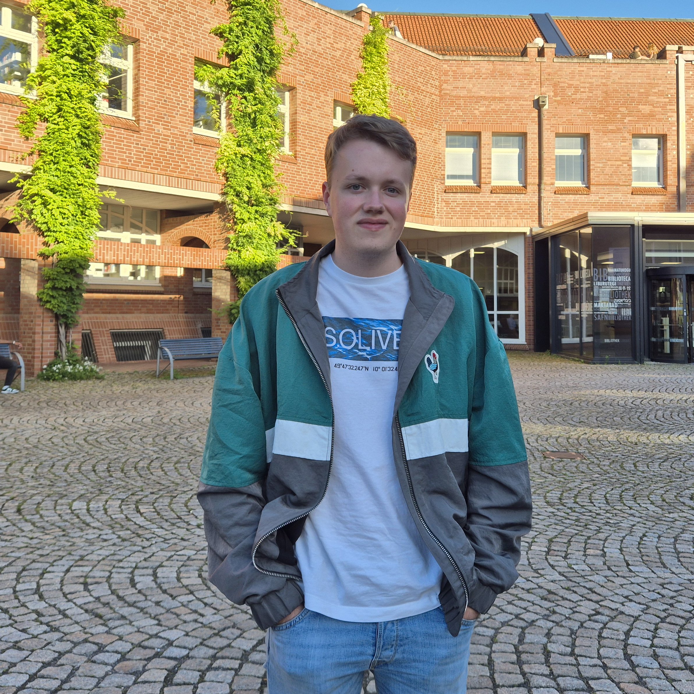 Philipp Schneider studiert Lehramt fürs Gymnasium